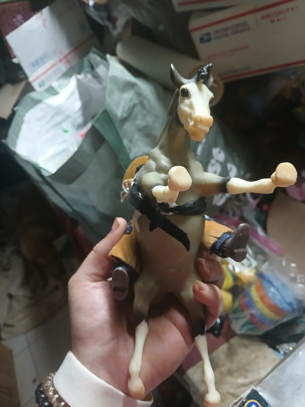 the Breyer Classics Bucking Bronco Set (#6012) from the Rodeo USA Stars Western
